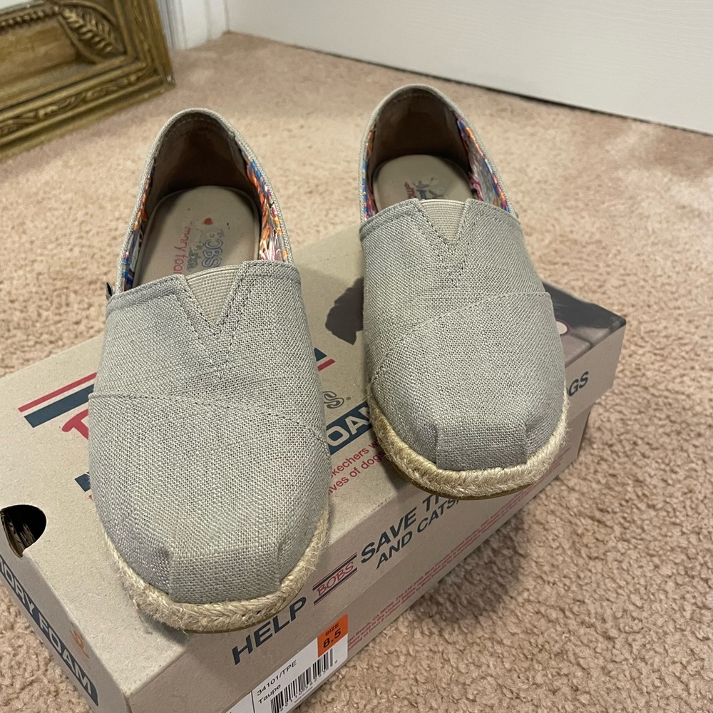 Bobs memory foam espadrilles